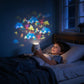 Proyector de Luz LED Giratorio y Dinámico – Calma y relajación para tu hogar. Las suaves luces en movimiento alivian las noches de inquietud. Perfecto para el dormitorio o la sala de estar. 🌙✨