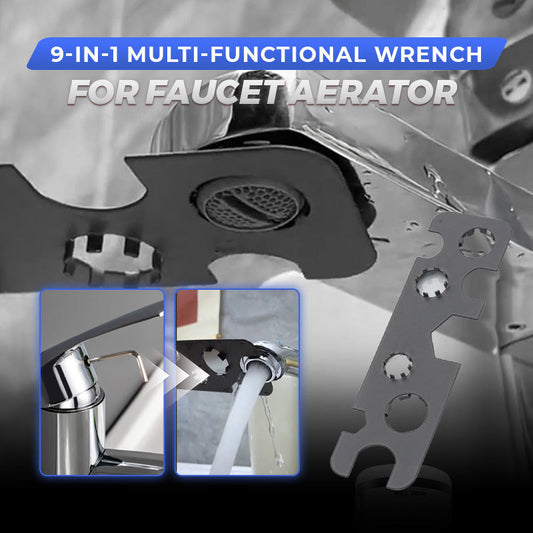 Llave Multifuncional 9 en 1 para Aireadores de Grifos