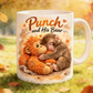 🥳VENTA CALIENTE 2026🥳 ¡50% DE DESCUENTO!🔥Taza de cerámica con el mono "Punch y su oso"