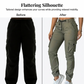 Pantalones jogger con múltiples bolsillos para muje
