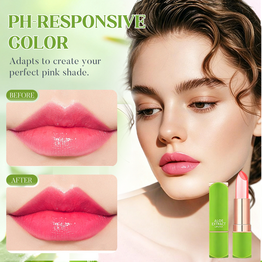 Labial Mágico Hidratante con Sábila que Cambia de Color