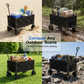🛒🔥 ¡OFERTA 50% OFF! Carrito Plegable Todoterreno de Gran Capacidad – Resistente, Compacto y Perfecto para Camping, Jardín y Compras 🌿🏕️