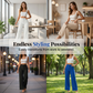 👖✨ ¡OFERTA 50% OFF! Pantalones Anchos de Mujer de Cintura Alta – Elegantes, Cómodos y Perfectos para Cualquier Ocasión 🌸