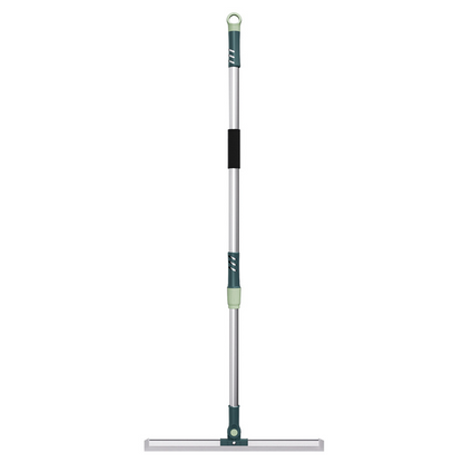 🥳 Limpiador de suelos multisuperficie con escobilla extensible y reutilizable, con borde cónico para una limpieza precisa: captura polvo, suciedad y pelo de mascotas. Ideal para suelos lisos, alfombras, ventanas y duchas.