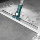 🥳 Limpiador de suelos multisuperficie con escobilla extensible y reutilizable, con borde cónico para una limpieza precisa: captura polvo, suciedad y pelo de mascotas. Ideal para suelos lisos, alfombras, ventanas y duchas.