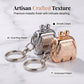Llavero Cortaúñas Plegable en Forma de Bolsa para Mujer