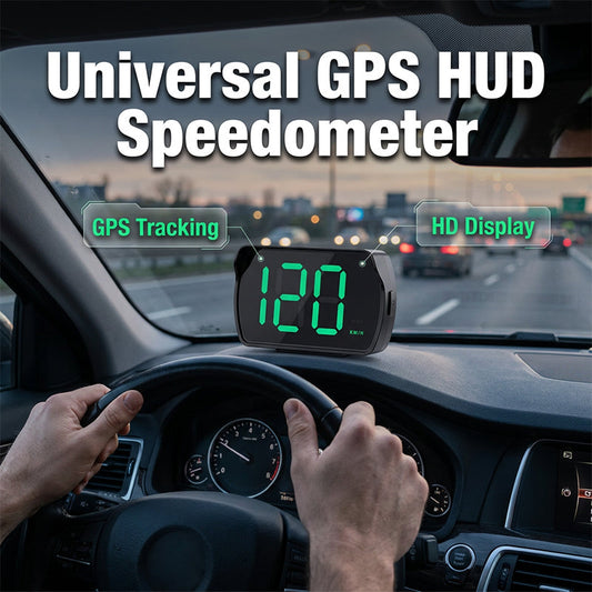 Velocímetro con pantalla de visualización frontal para coche con GPS universal