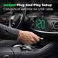 Velocímetro con pantalla de visualización frontal para coche con GPS universal