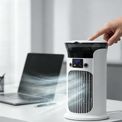 Ventilador Enfriador de Aire de Escritorio 3 en 1