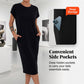 💥👗 ¡50% OFF! Vestido Holgado Midi para Mujer – Comodidad y Estilo Todo el Día
