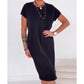 💥👗 ¡50% OFF! Vestido Holgado Midi para Mujer – Comodidad y Estilo Todo el Día