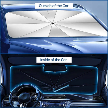 🌂¡50% OFF! ☀️ Parasol Plegable para Parabrisas de Coche – Bloquea UV, se Plegable en Segundos y Protege el Tablero 🚗