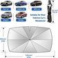 🌂¡50% OFF! ☀️ Parasol Plegable para Parabrisas de Coche – Bloquea UV, se Plegable en Segundos y Protege el Tablero 🚗