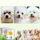 Toallitas limpiadoras naturales de origen vegetal para ojos y oídos de mascotas.