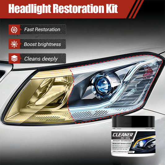 Kit de restauración de faros para luces amarillentas y empañadas