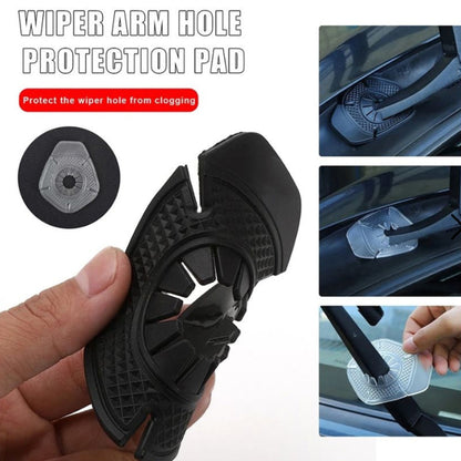 Almohadillas Protectoras de Silicona para el Agujero del Brazo del Limpiaparabrisas del Coche