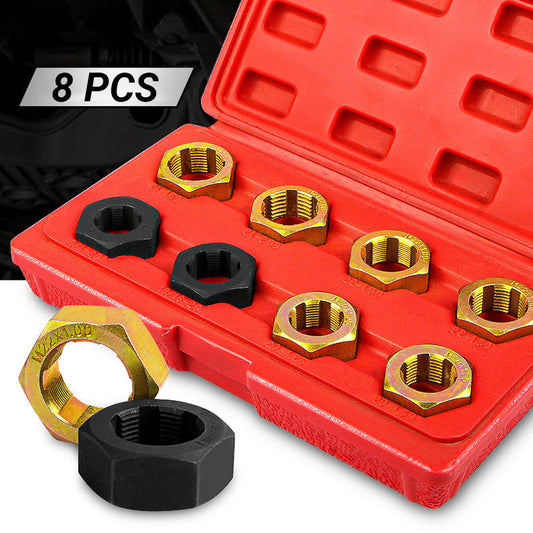 Juego de 8 herramientas para reparación de roscas de tornillos automotrices