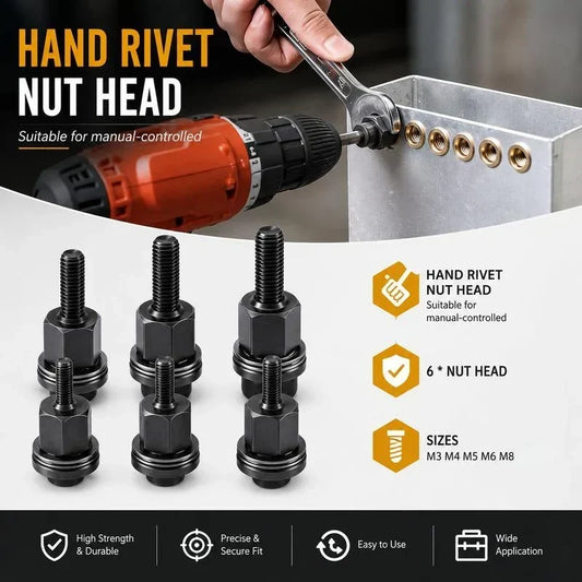 🔥Kit de herramientas para tuercas remachables M3 a M12