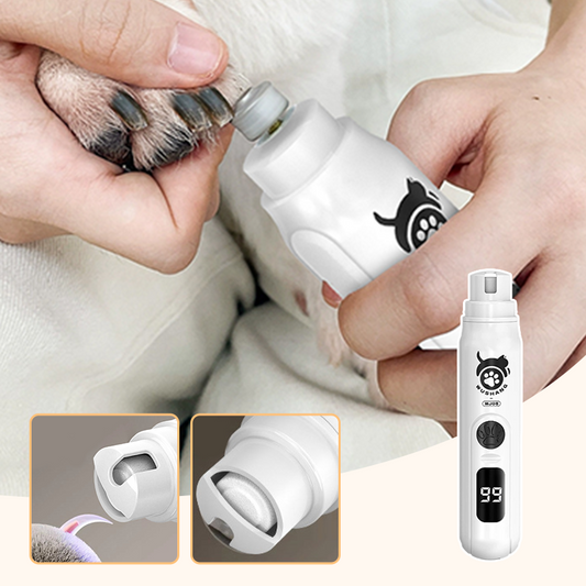 Amoladora de uñas eléctrica con pantalla digital y bajo nivel de ruido para mascotas