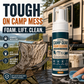 🏕️¡50% DE DESCUENTO AHORA! Limpiador de espuma para artículos de camping al aire libre con toalla de limpieza: potente espuma quitamanchas para sillas, mesas, neveras portátiles y carros plegables de camping.