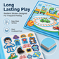 Libro magnético silencioso para niños, rompecabezas plegable con escena, juguete educativo temprano para niños y niñas.