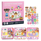 Libro magnético silencioso para niños, rompecabezas plegable con escena, juguete educativo temprano para niños y niñas.