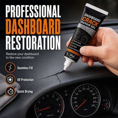 Gel profesional para reparar grietas en el salpicadero del coche