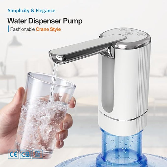 🚰 ¡50% DE DESCUENTO POR TIEMPO LIMITADO! 💥 Dispensador automático con bomba recargable, boquilla plegable y ajuste universal ✨