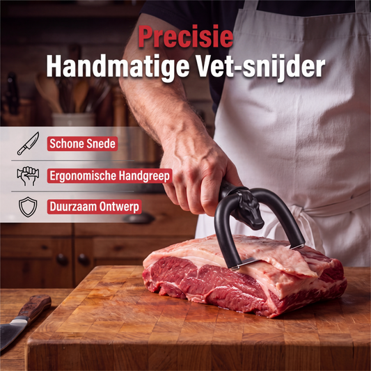 🥩🔪 ¡50 % de descuento! Cuchillo manual para quitar grasa, específico para filetes y carne de cerdo: su mango curvado en forma de U permite eliminar la grasa superficial sin perder la carne magra. 🧑‍🍳✨