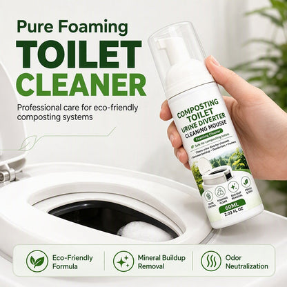 🚽 ¡50% DE DESCUENTO AHORA! Espuma limpiadora de inodoros, espuma limpiadora de inodoros compostables ecológica, espuma neutralizadora de olores para la acumulación de minerales y limpieza profunda de desviadores de orina.