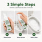 🚽 ¡50% DE DESCUENTO AHORA! Espuma limpiadora de inodoros, espuma limpiadora de inodoros compostables ecológica, espuma neutralizadora de olores para la acumulación de minerales y limpieza profunda de desviadores de orina.