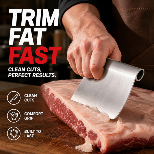 Raspador de carne ergonómico curvo