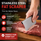 Raspador de carne ergonómico curvo