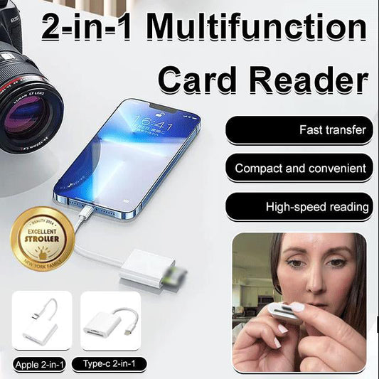 Lector para Android con adaptador USB-C doble