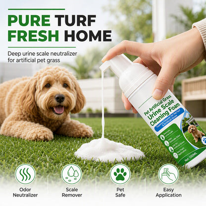 Espuma limpiadora para la acumulación de sarro en césped artificial para mascotas