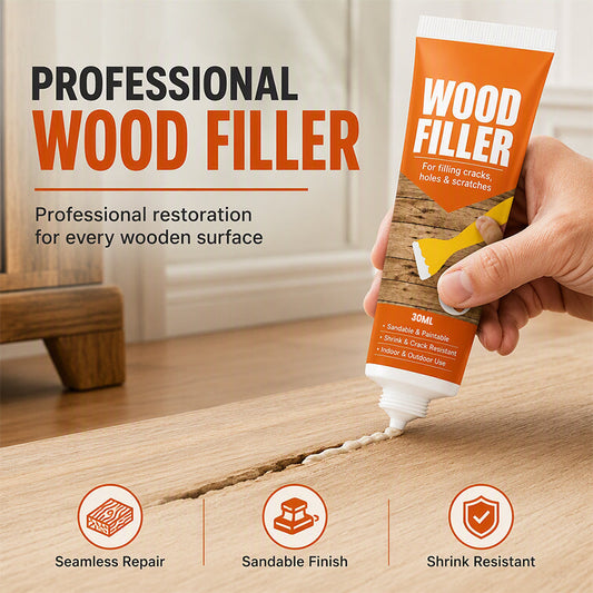 🔥Promoción por tiempo limitado: 50% de descuento🔥Masilla para madera para grietas y agujeros