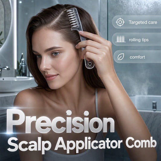✨ ¡Oferta 2026! ¡Más de 31.800 unidades vendidas! 💈 Peine aplicador para el cuero cabelludo.