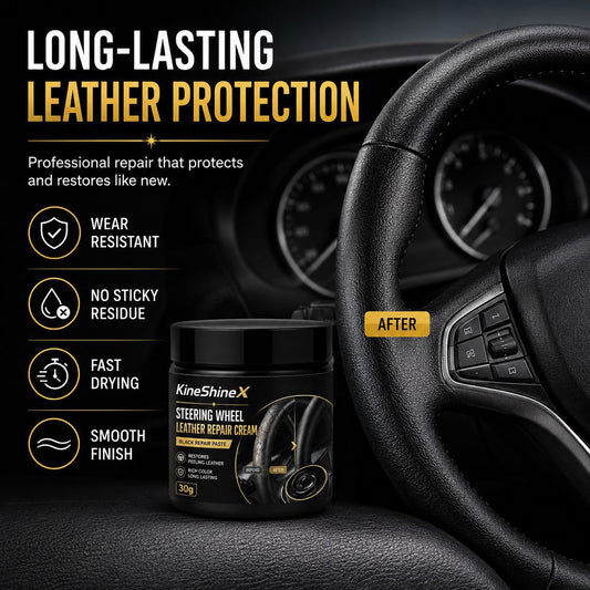 🔥Last day of the limited-time 50% off sale!🔥Leather Repair Cream for Steering Wheels