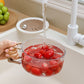 Cesta de escurridor de cocina multifuncional con tapa