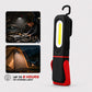 Linterna de trabajo LED COB recargable con base magnética