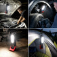 Linterna de trabajo LED COB recargable con base magnética