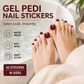 Pegatinas de gel semicuradas para uñas de los pies