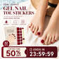 Pegatinas de gel semicuradas para uñas de los pies