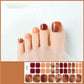 Pegatinas de gel semicuradas para uñas de los pies