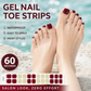 Pegatinas de gel semicuradas para uñas de los pies