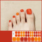 Pegatinas de gel semicuradas para uñas de los pies