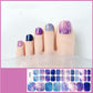 Pegatinas de gel semicuradas para uñas de los pies