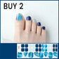 Pegatinas de gel semicuradas para uñas de los pies