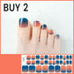 Pegatinas de gel semicuradas para uñas de los pies