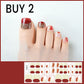Pegatinas de gel semicuradas para uñas de los pies